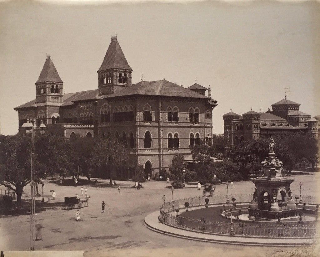 Central Telegraph Office and Flora Fountain, Bombay, 1873
