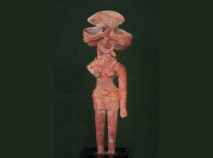 Statue of Mother Goddess from Harappa (2700-2100 BCE) signifying that the fertility worship is deep rooted in India’s soil itself