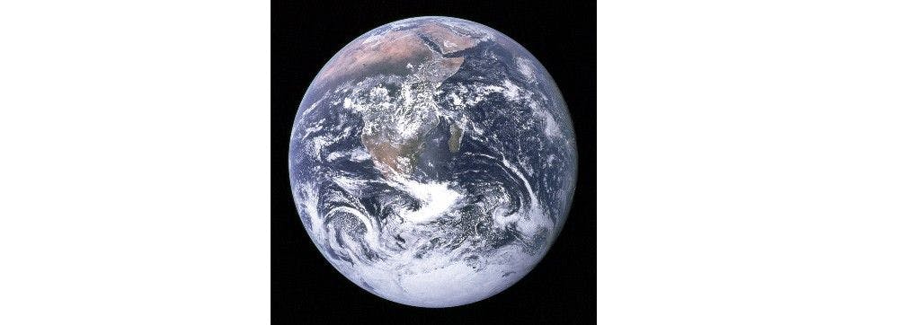Earth as seen from Apollo 17