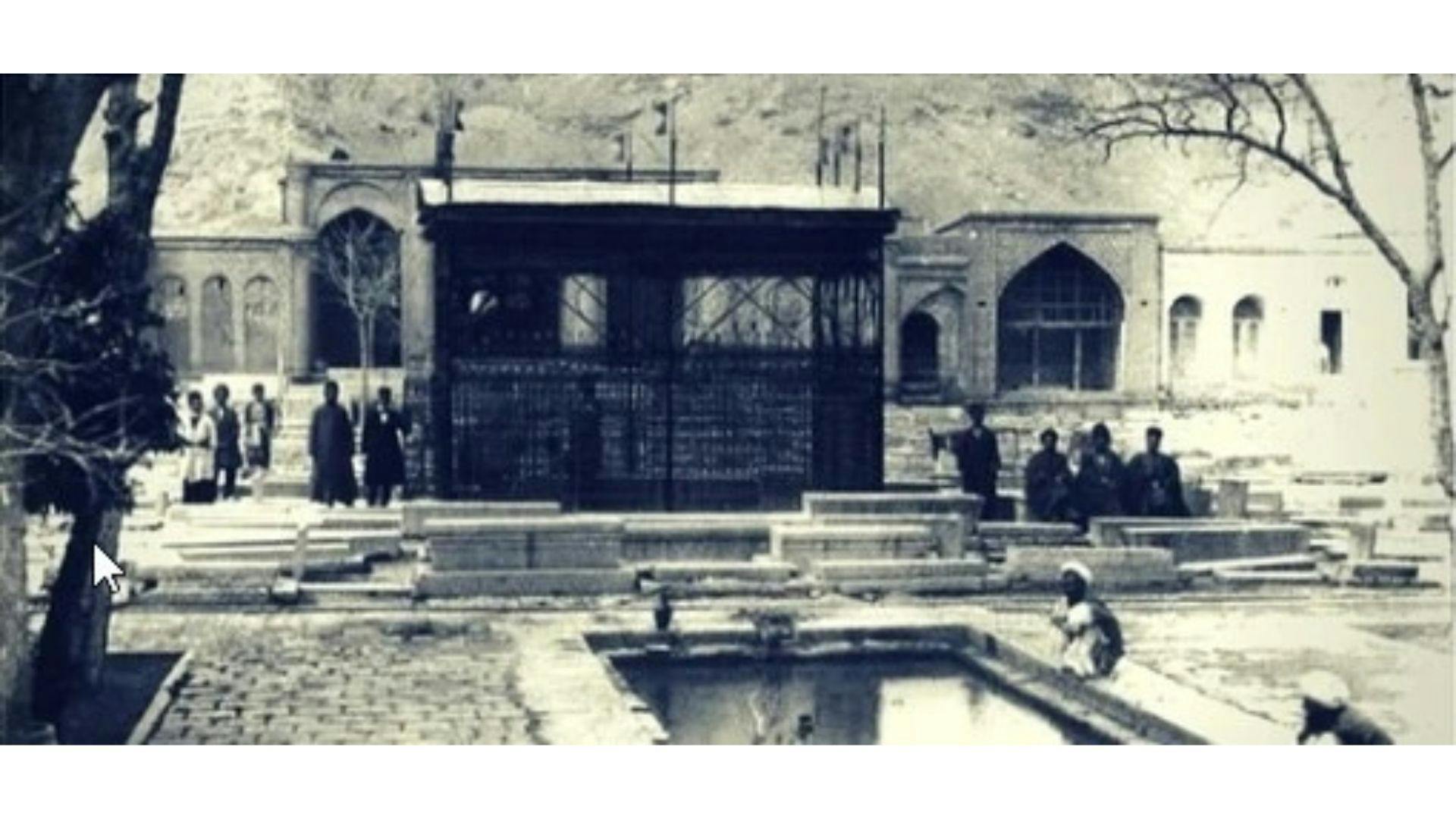 Hafiz’s tomb in Shiraz, Iran (early 20th century)