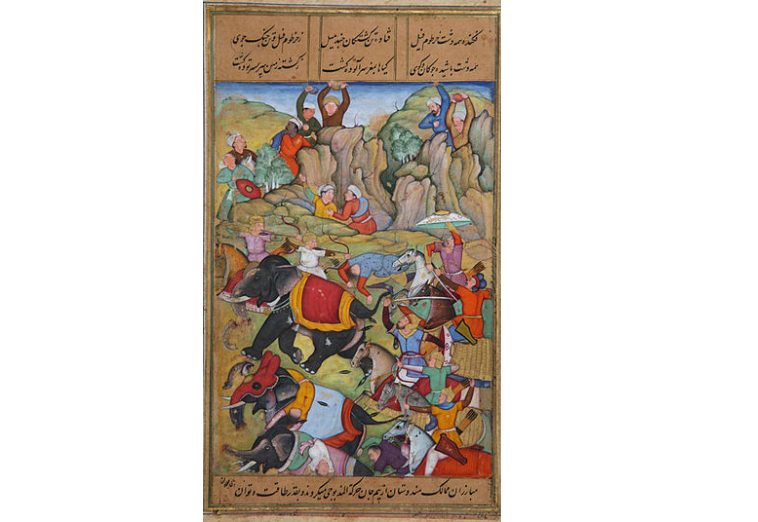 Defeat of the Tughlaq Sultan by Taimur