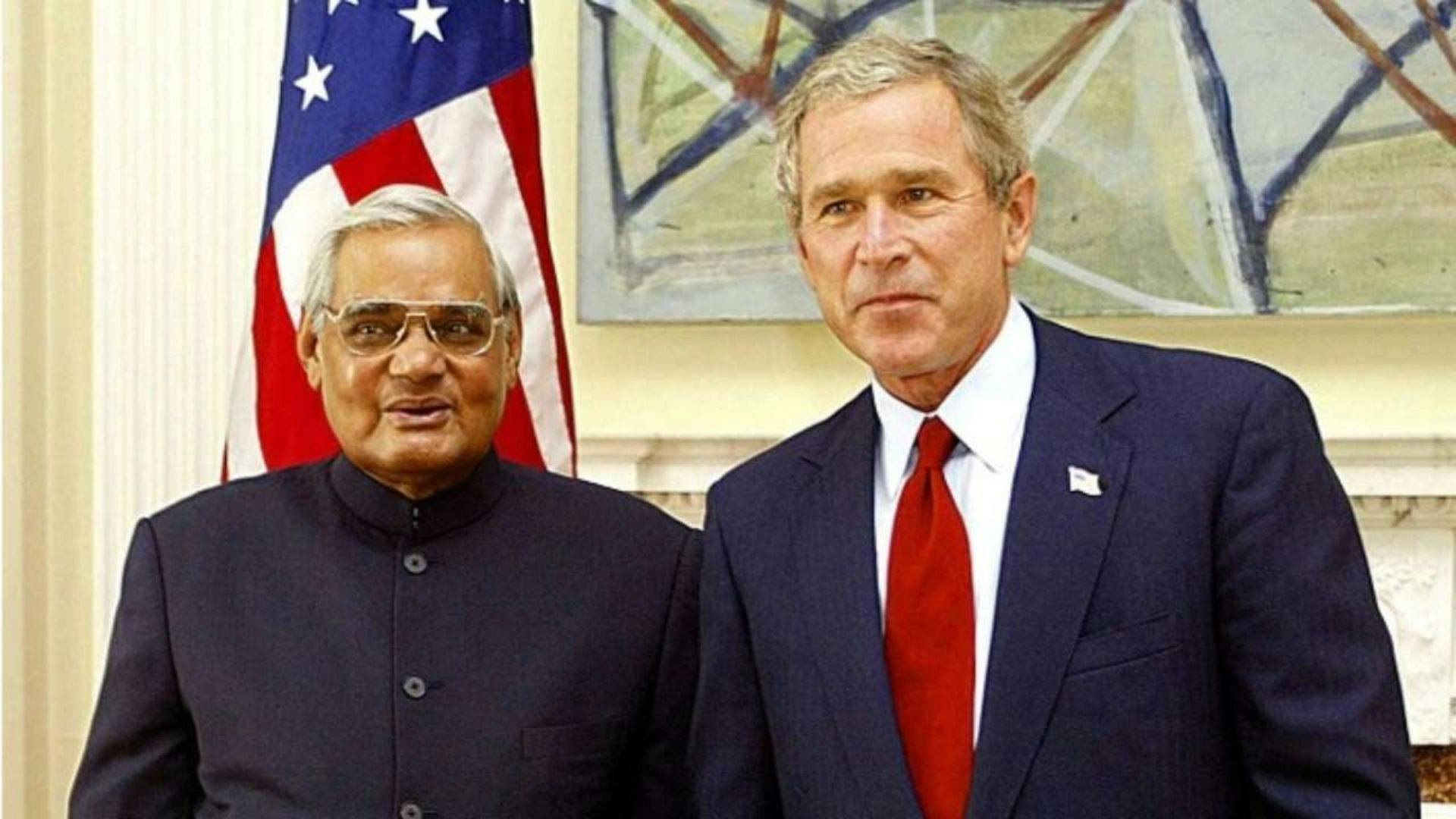 PM Vajpayee with US President George W Bush | DNA India