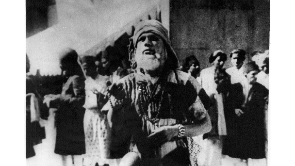 W M Khan in the role of a fakir
