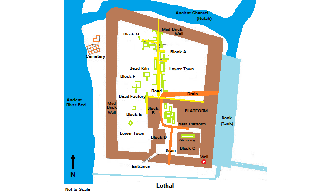 The plan of Lothal