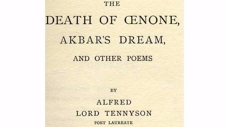 Book &#8211; Akbar’s Dream by English poet Lord Alfred Tennyson