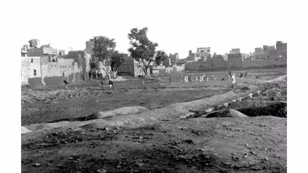 Jallianwala Bagh a few weeks after the massacre in 1919