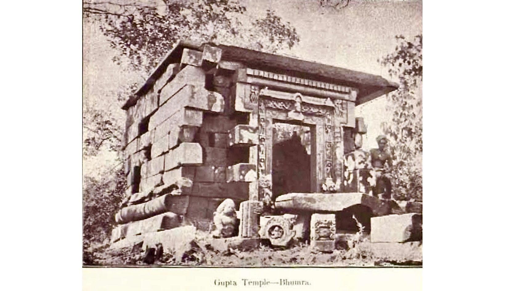 Shiva Temple, Bhumara in the 1920s