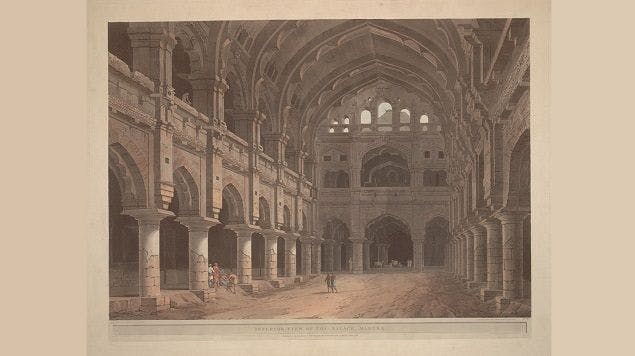 Interiors of the palace 