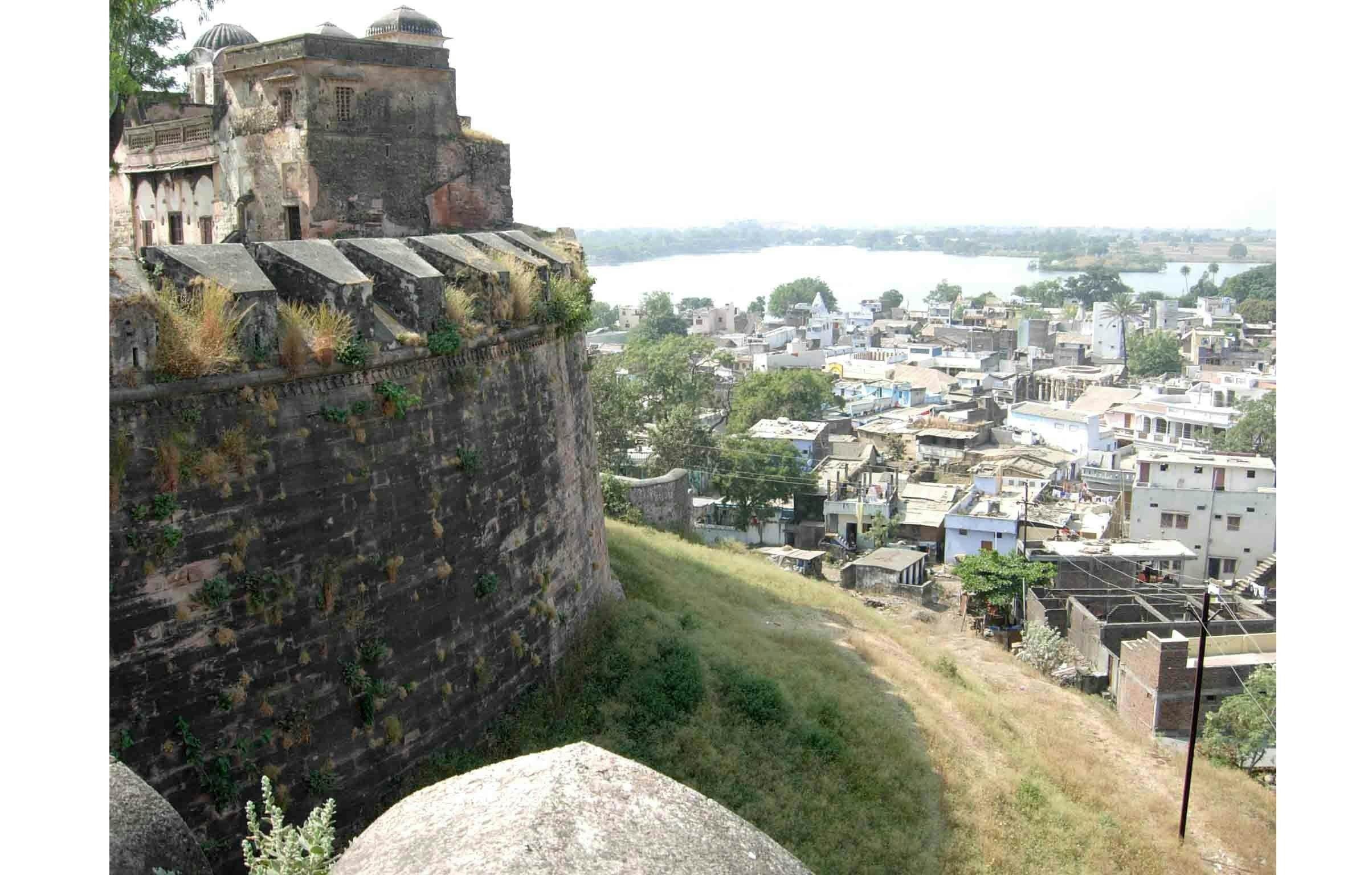 View of Dhar from its fort