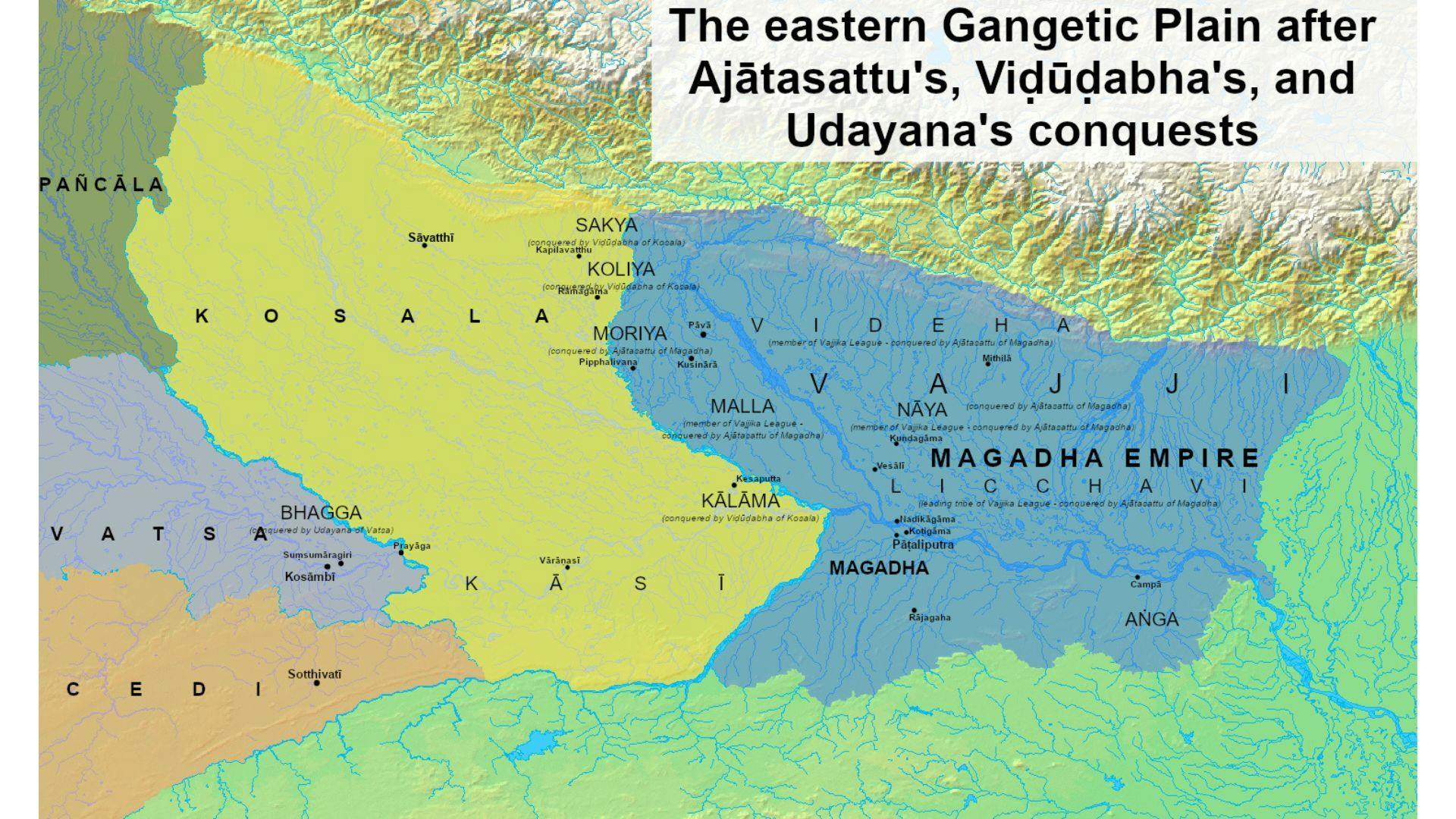 Vajji Union conquered by Magadha after Ajatashatru's invasion | Wikimedia Commons