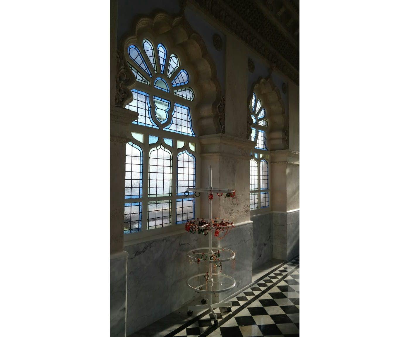 The interior of the Dargah