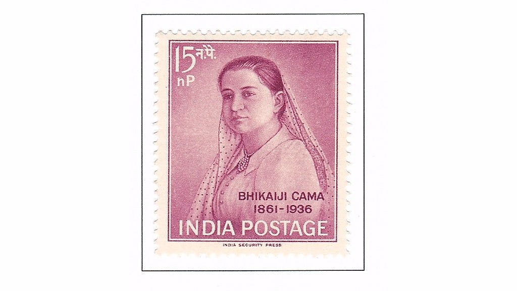 Commemorative stamp of Madam Cama