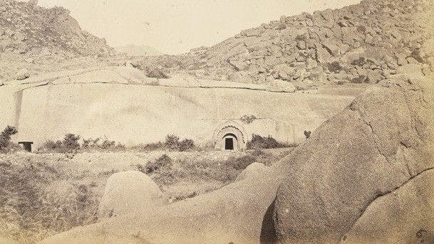 Photograph of Barabar Caves, 1870