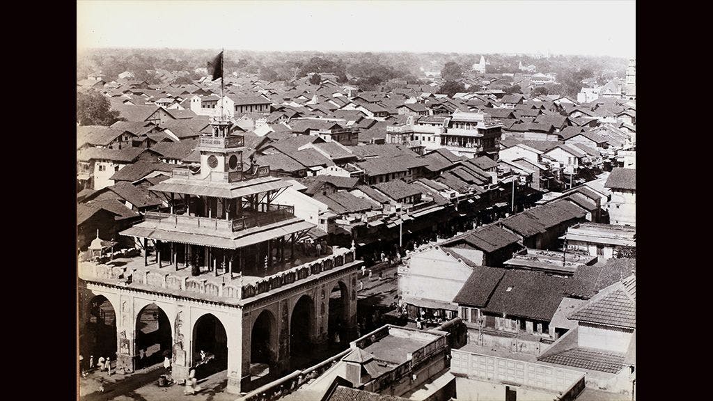 City Main Road , Baroda. c. 1890