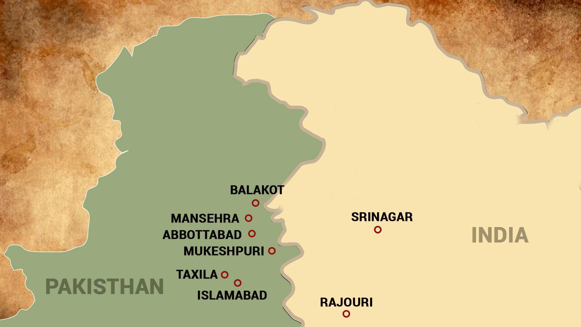 Location of Balakot