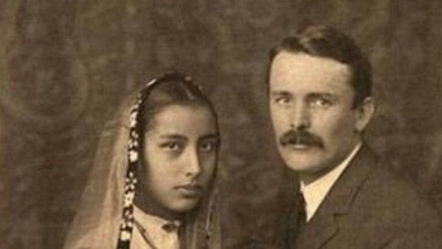 Samuel Stokes with wife Agnes, circa 1900s