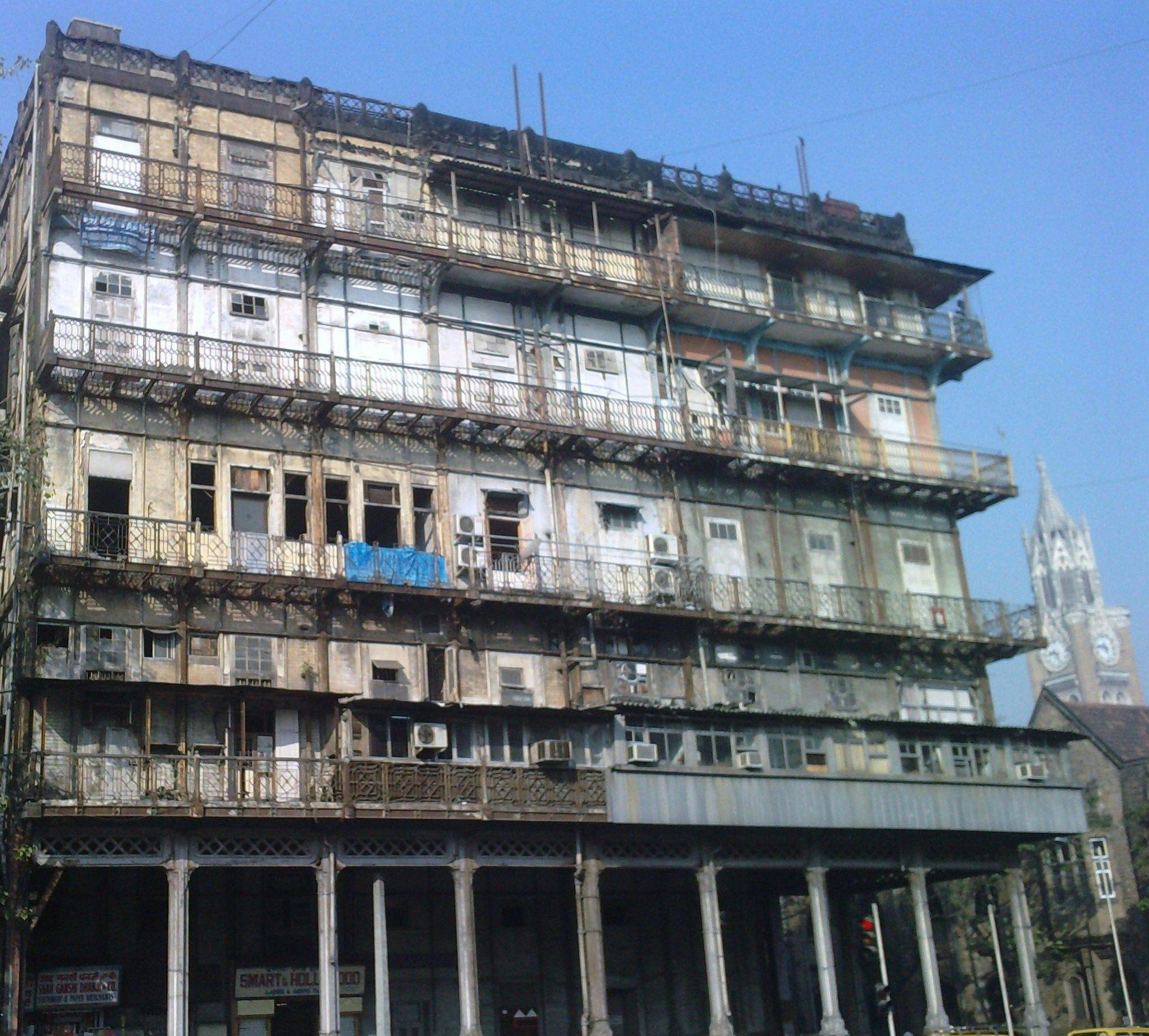 The facade as seen from Kala Ghoda area