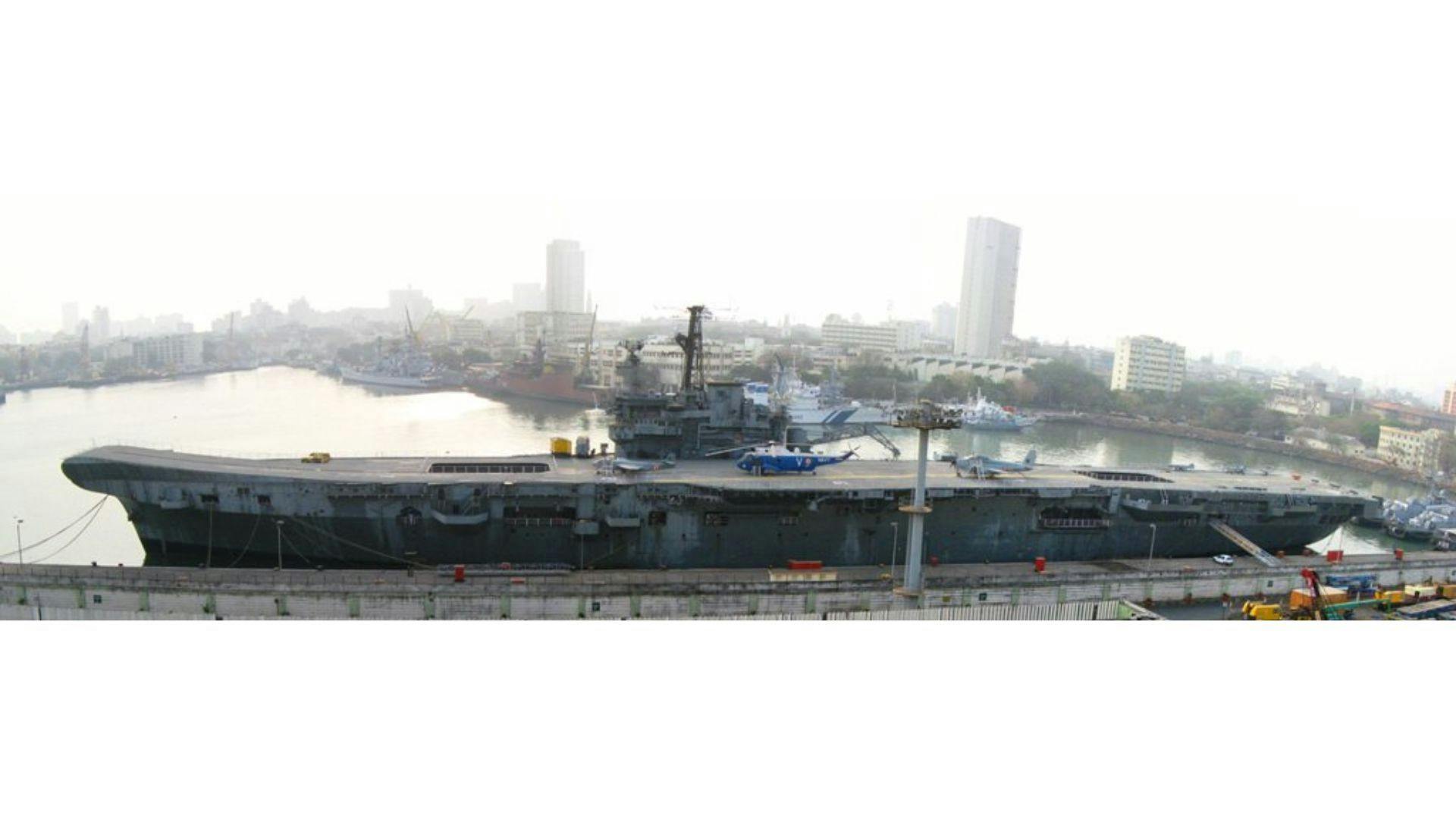 INS Vikrant as a Museum ship in Mumbai Harbour