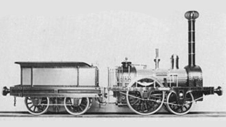 Early steam powered Locomotives