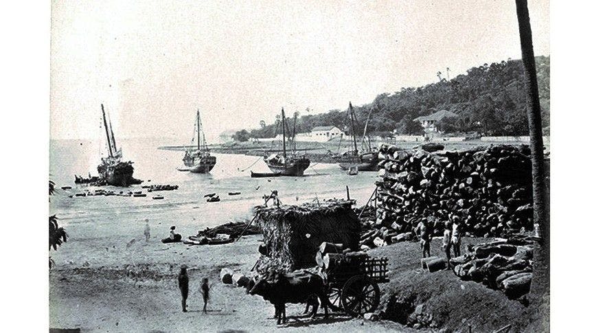 View of Chowpatty from the 19th century