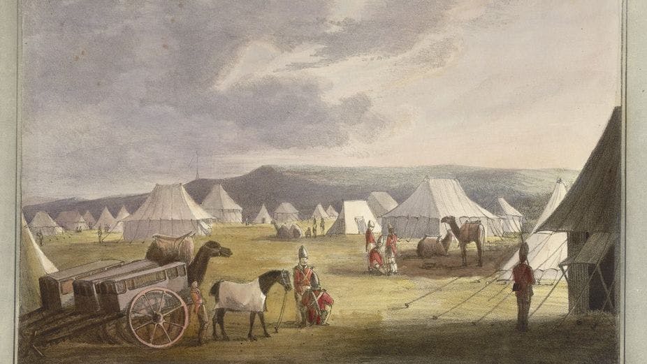 A Camp Scene from the Third Anglo Maratha War