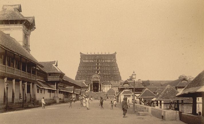 Gopuram of the Padmanabhaswamy Temple