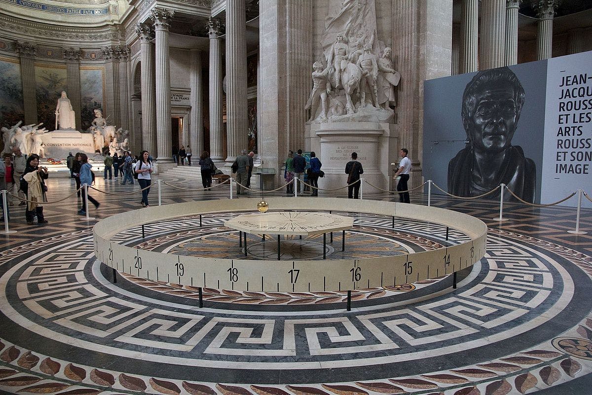 Foucault’s Pendulum at the Pantheon in Paris