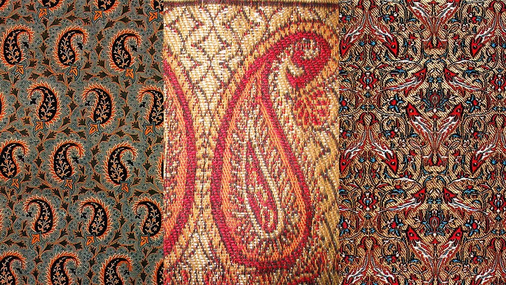 Persian motifs that were incorporated into Banarasi Silk