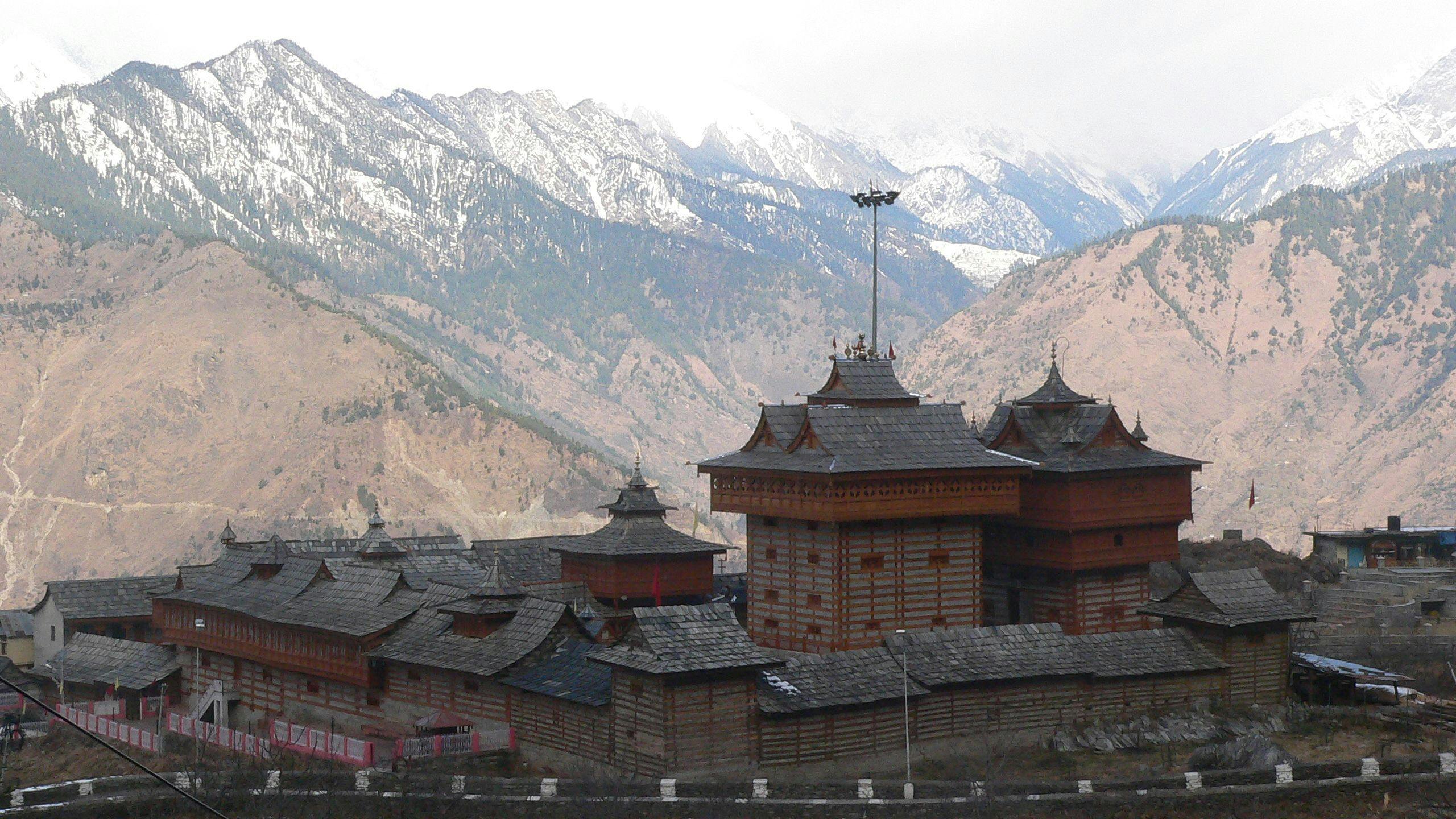 Mesmerizing view of the Bhimakali Temple at Sarahan