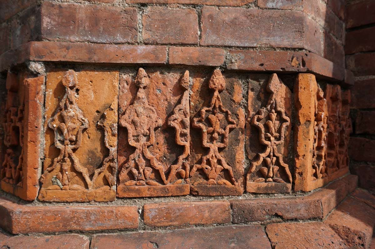 Decoration on the mosque wall