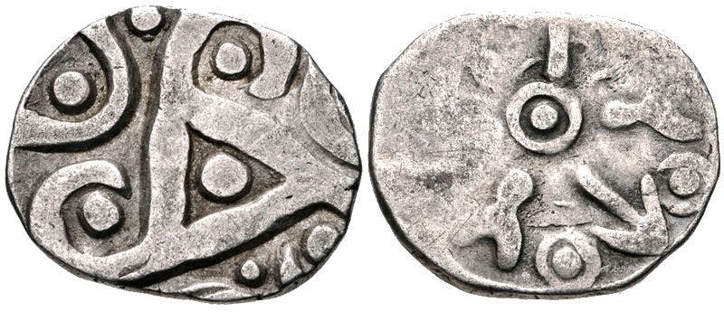 Silver coin of Kuru mahajanapada