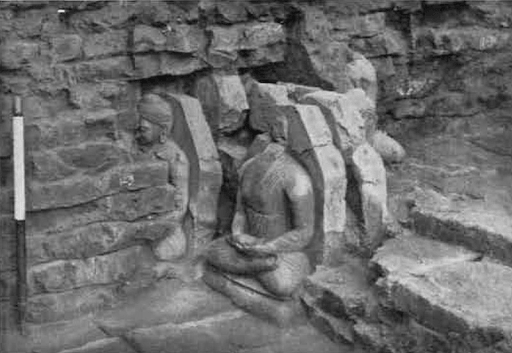 Buddha Statues within the stupa matrix