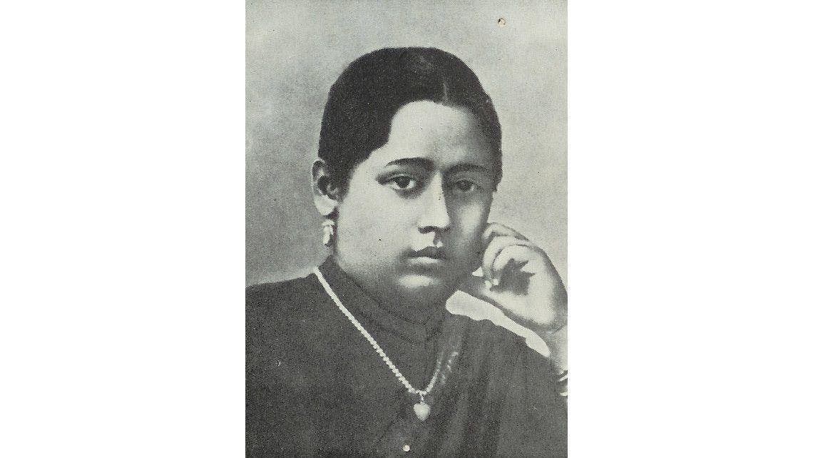 Chandramukhi Basu, one of the first two female graduate of India, along with Kadambini