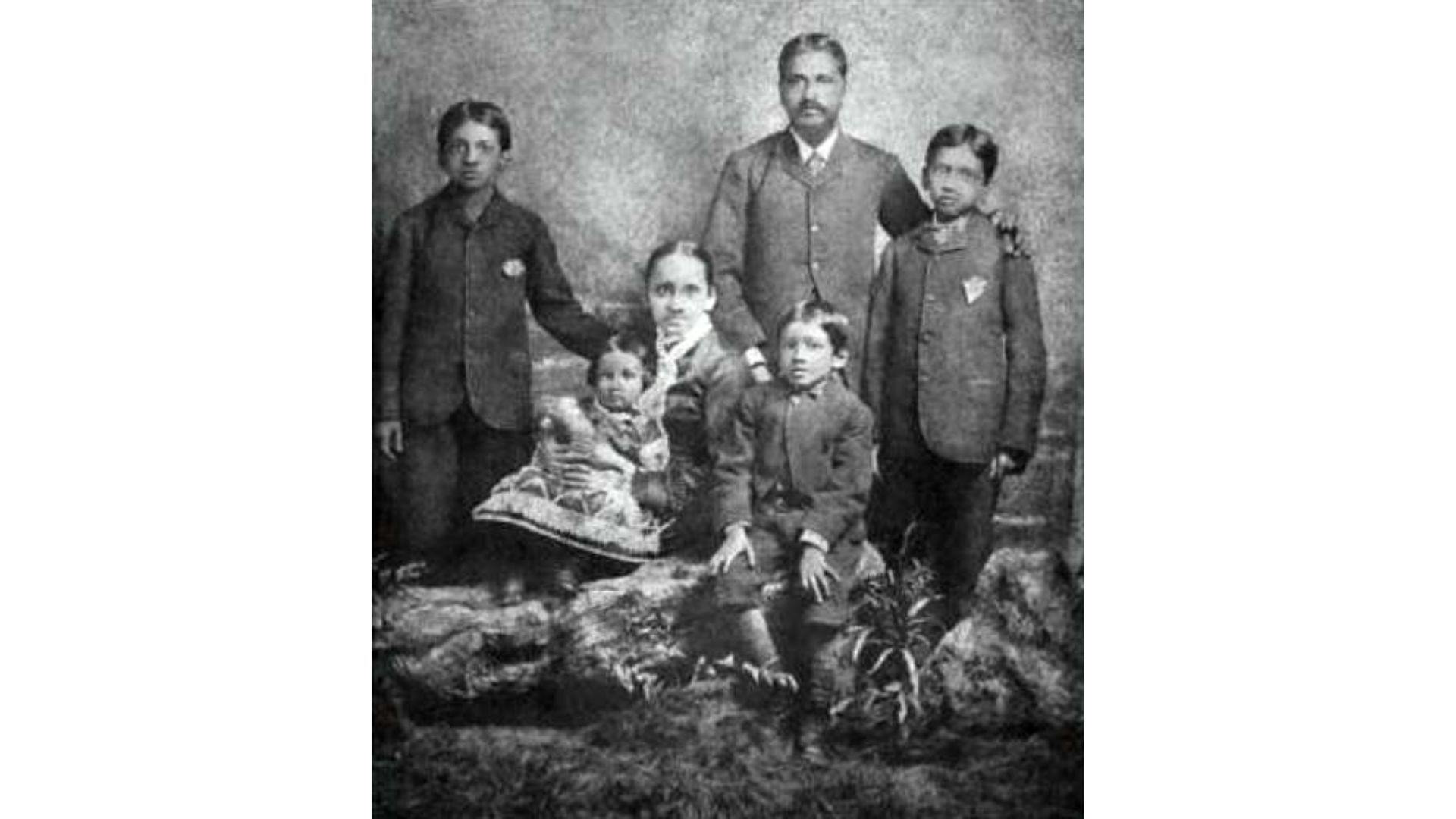 Aurobindo with his family