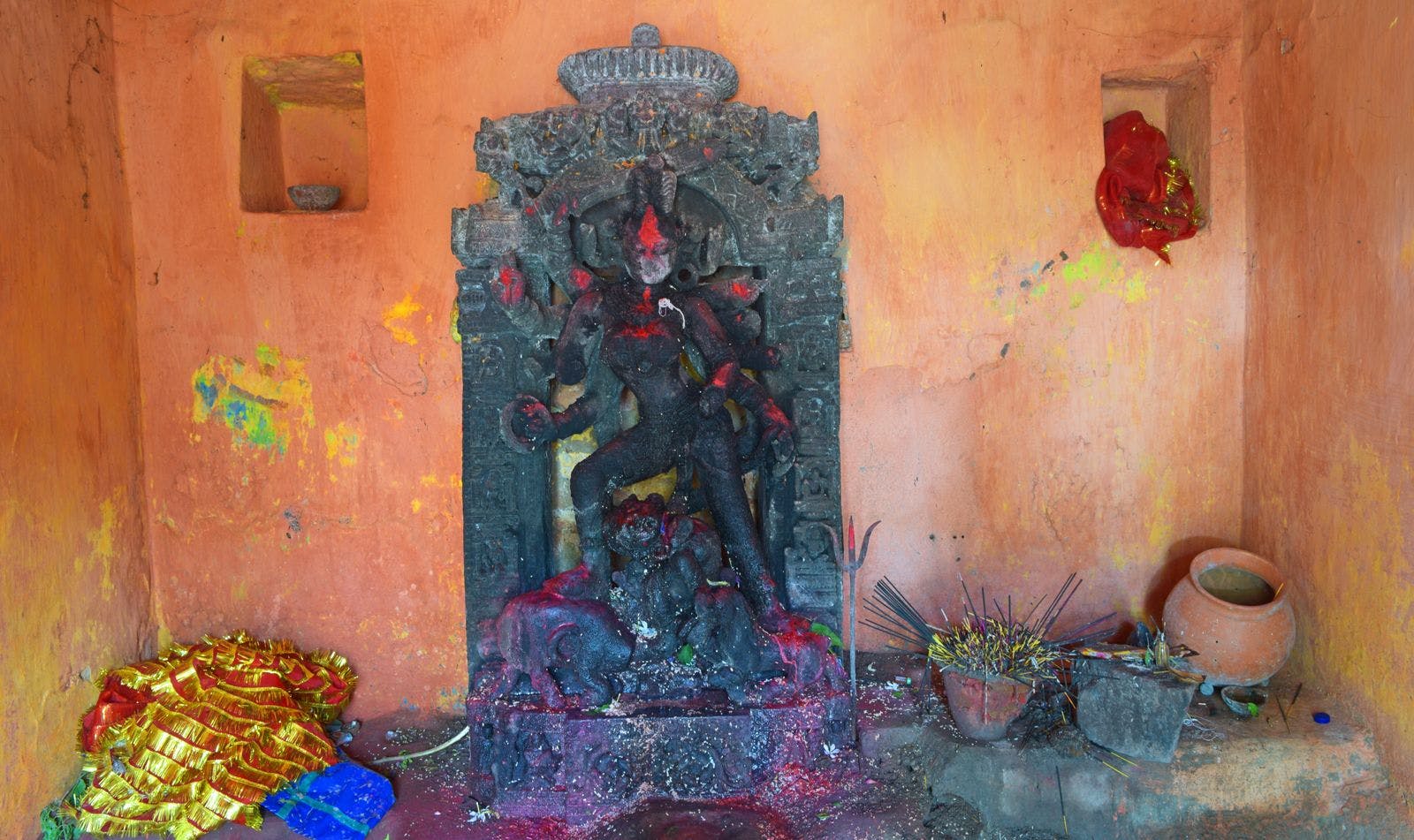 Idol of Eight-armed Durga
