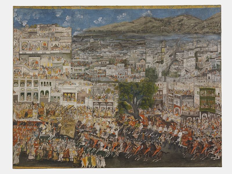 Procession of Nawab Ghazi-ud Din Haider
