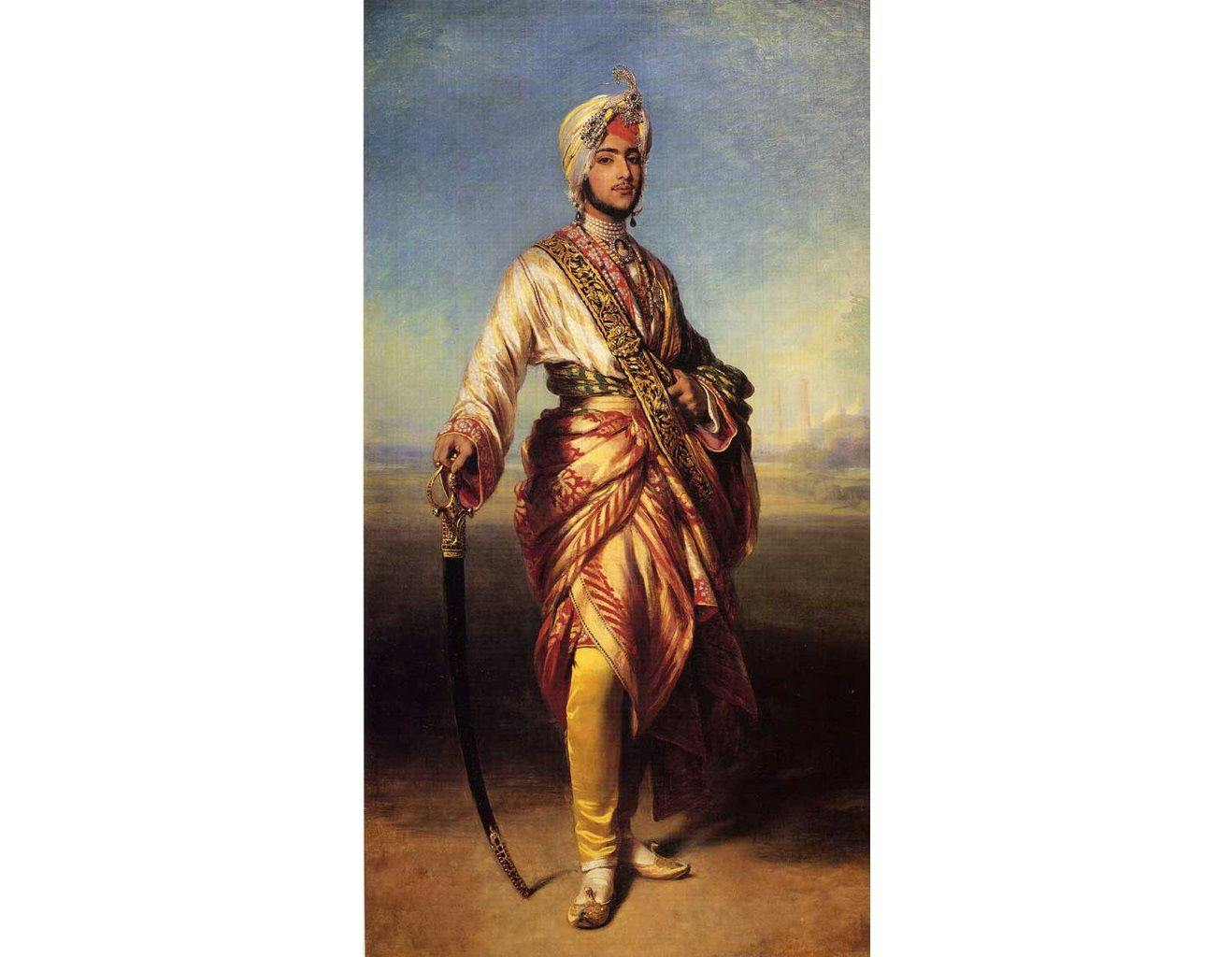 The most iconic image of Maharaja Duleep Singh remains this portrait painted by the Artist Franz Winterhalter which was commissioned by Queen Victoria. It remains in Osbourne House, on the Isle of Wight which was her favourite residence.