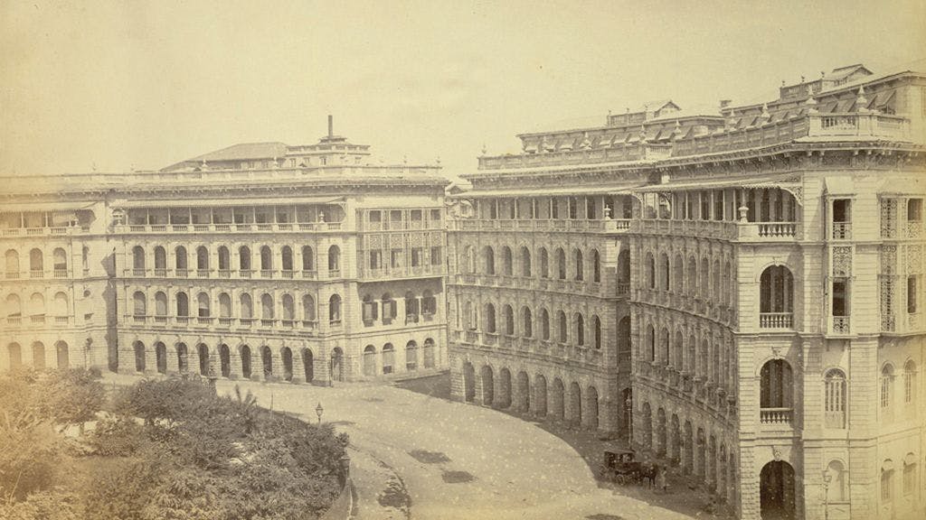 Elphinstone Circle, Bombay in the 1870s