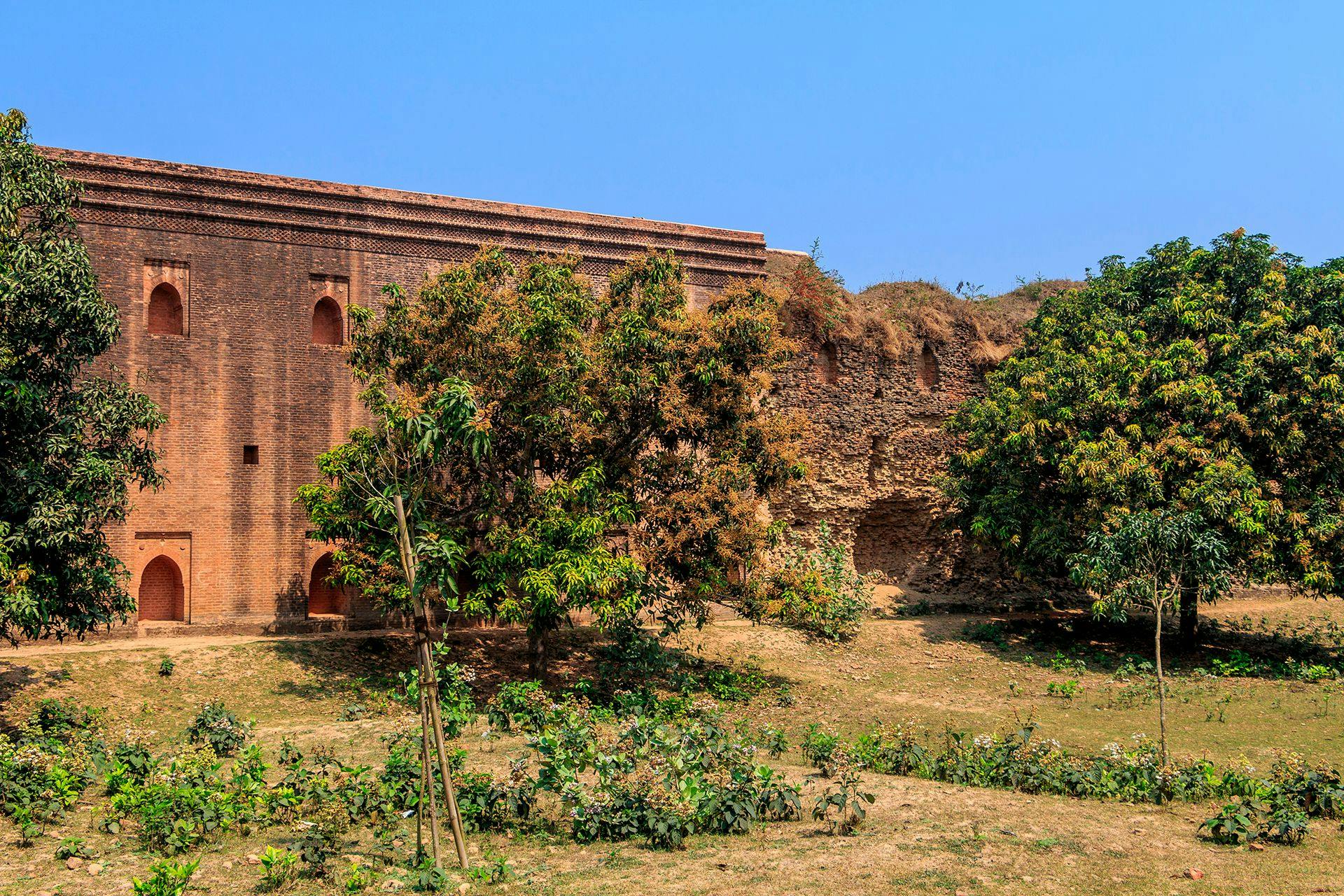 The Bais Gaji Pracheer or Wall of the citadel of Gauda