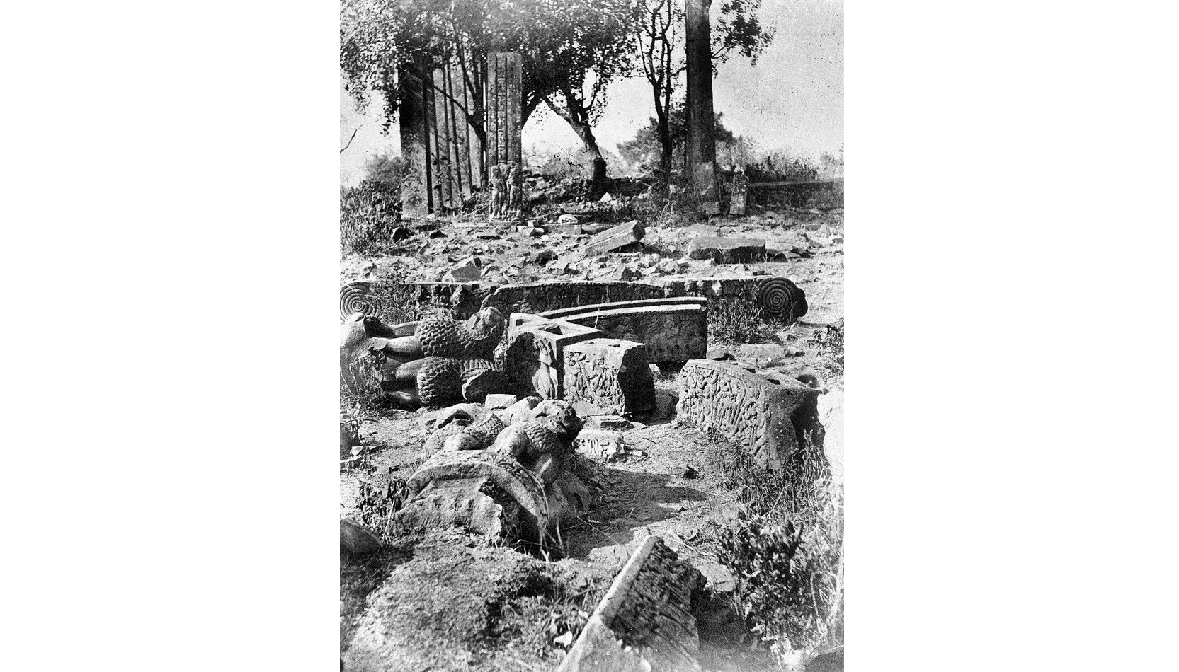 The ruins at Sanchi