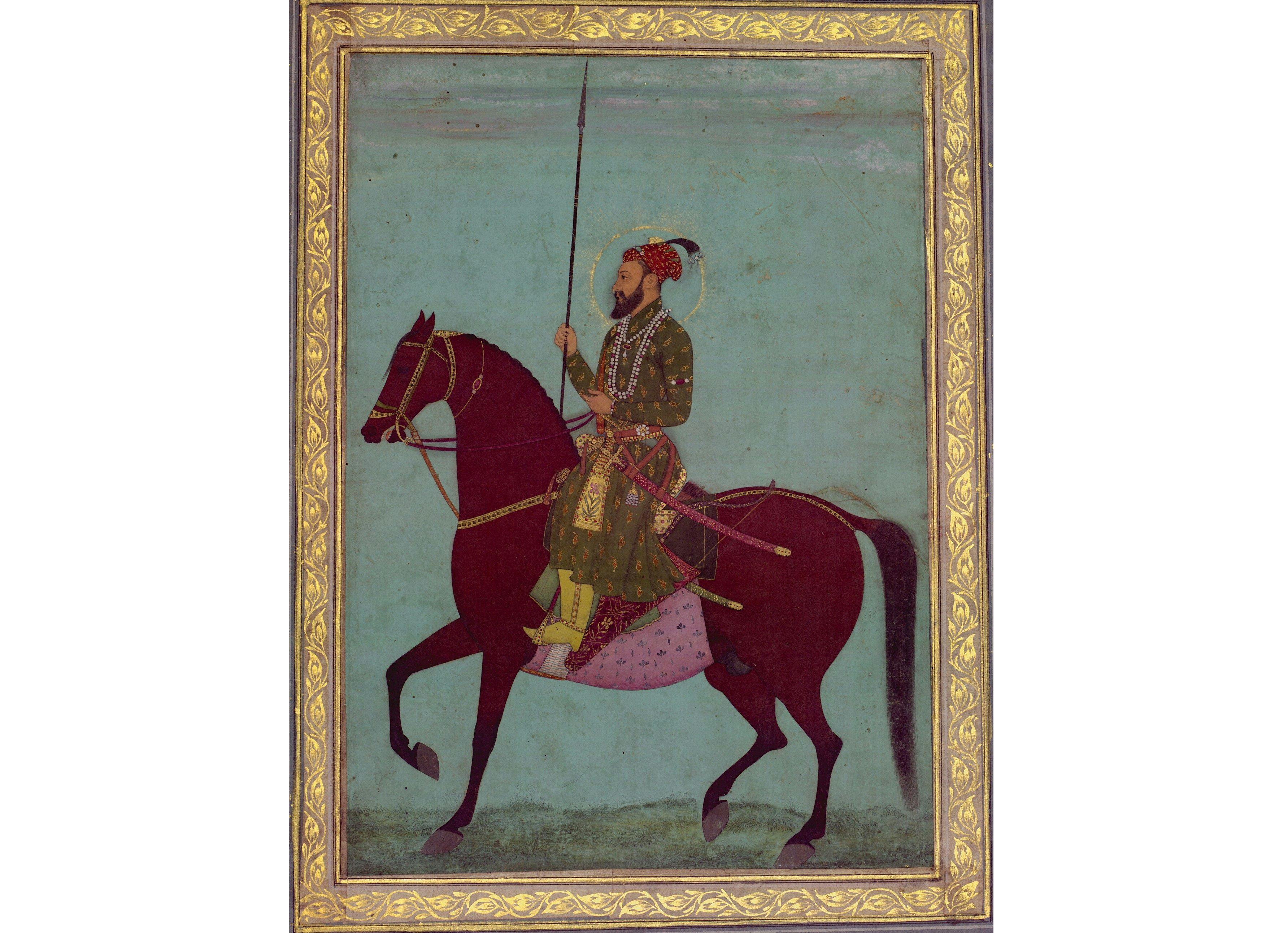 Equestrian Portrait of Aurangzeb