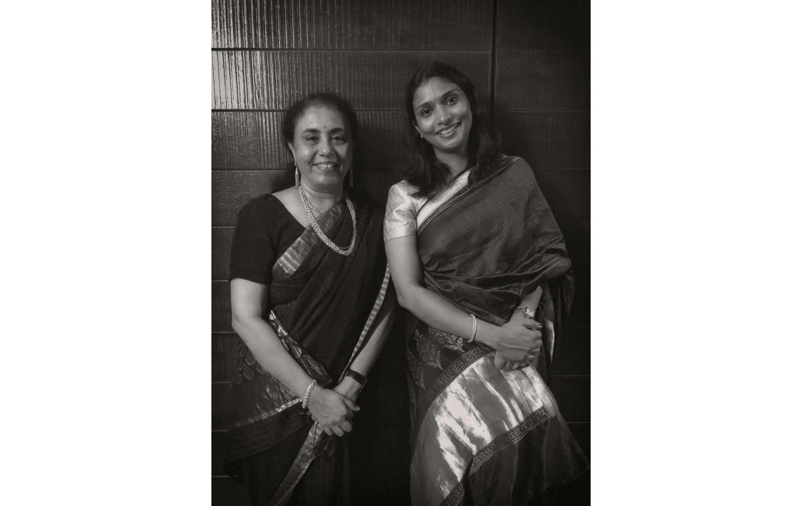 Dr Usha Balakrishnan (left) with co-author Deepthi Sasidharan