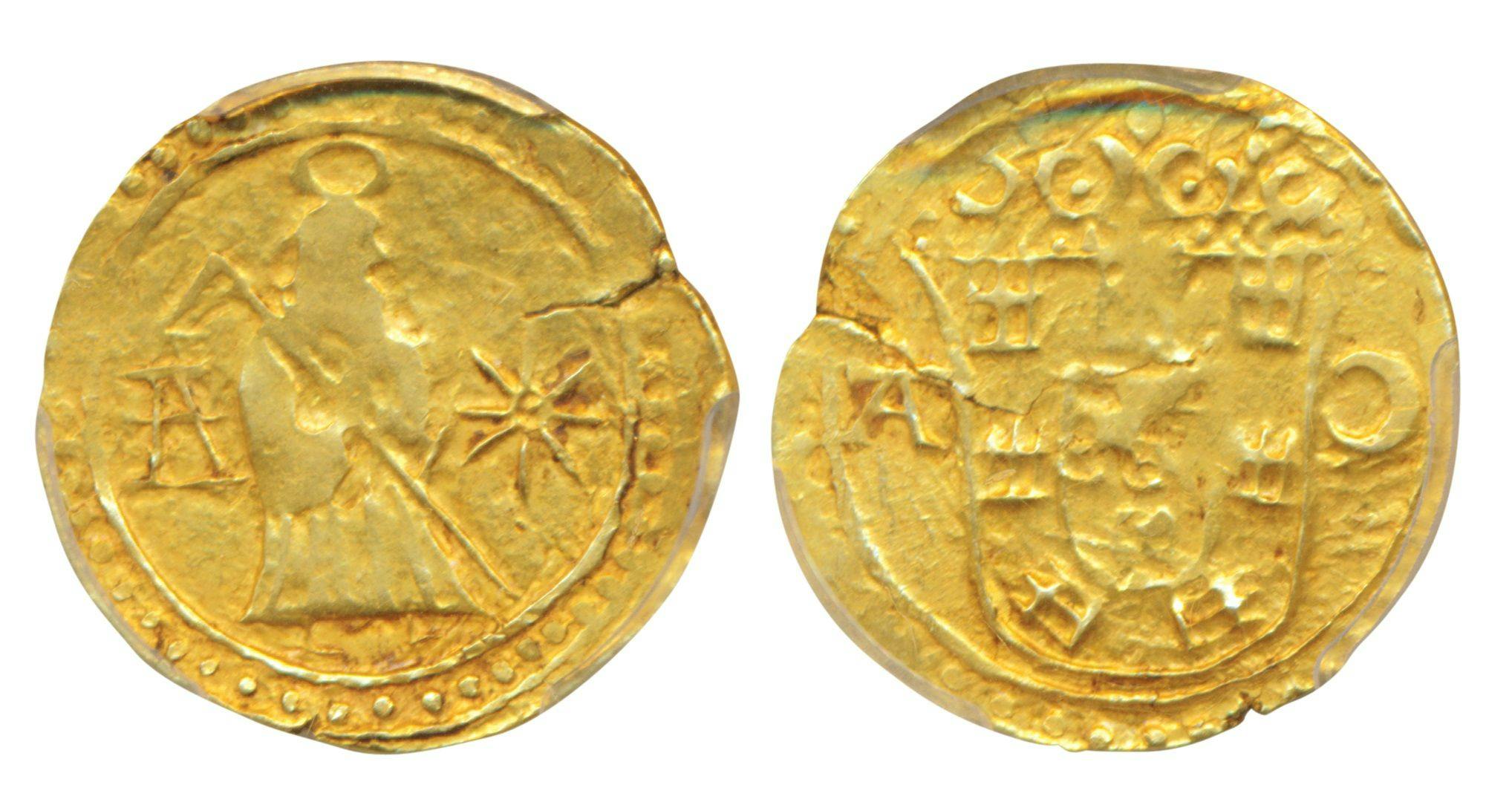 Gold coin of King John III from Cochin (15th Century CE)