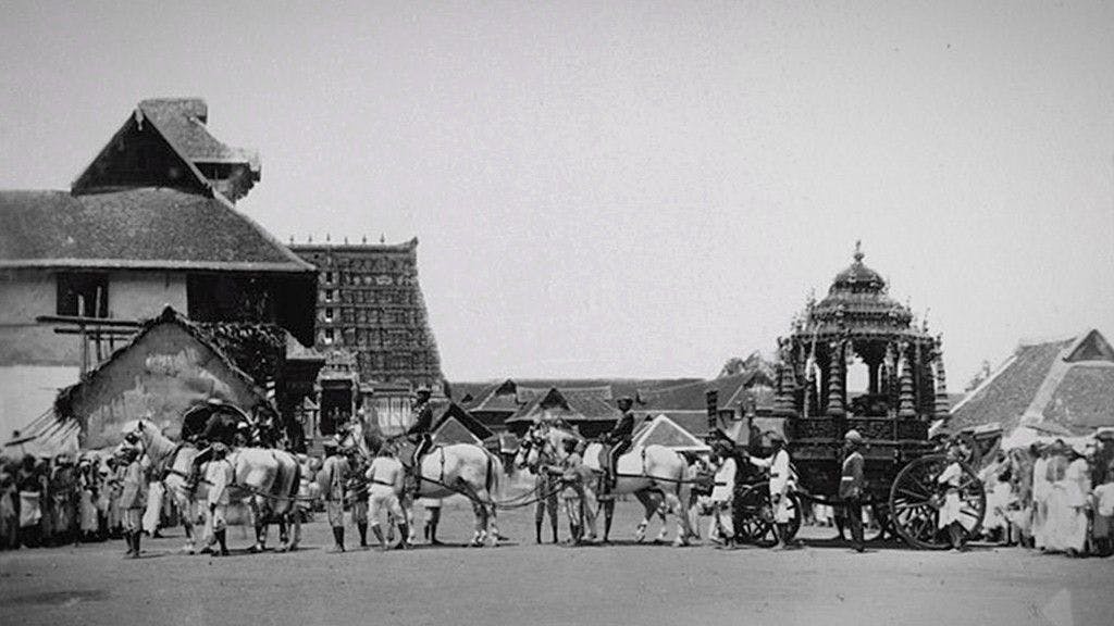 Carriage of Maharaja of Travancore in 1905