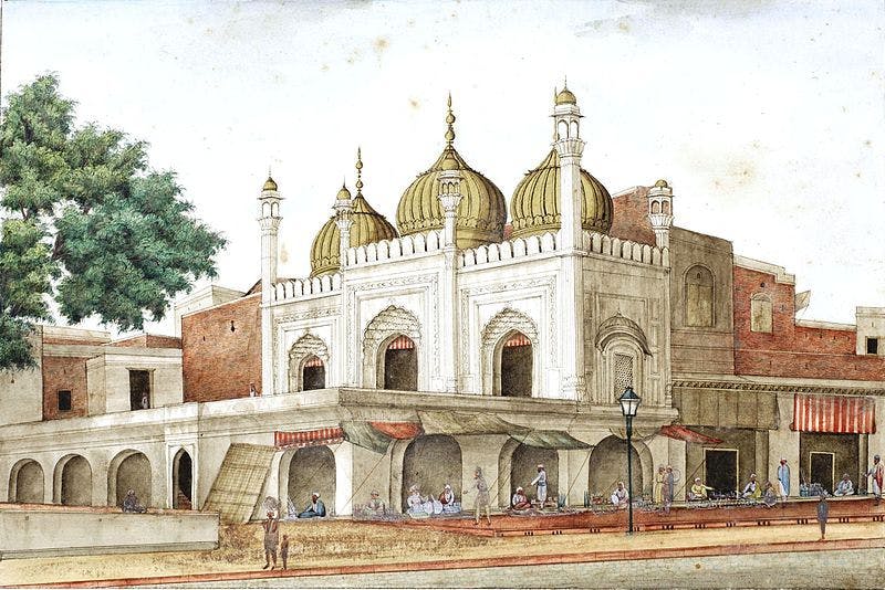 Delhi street before 1857