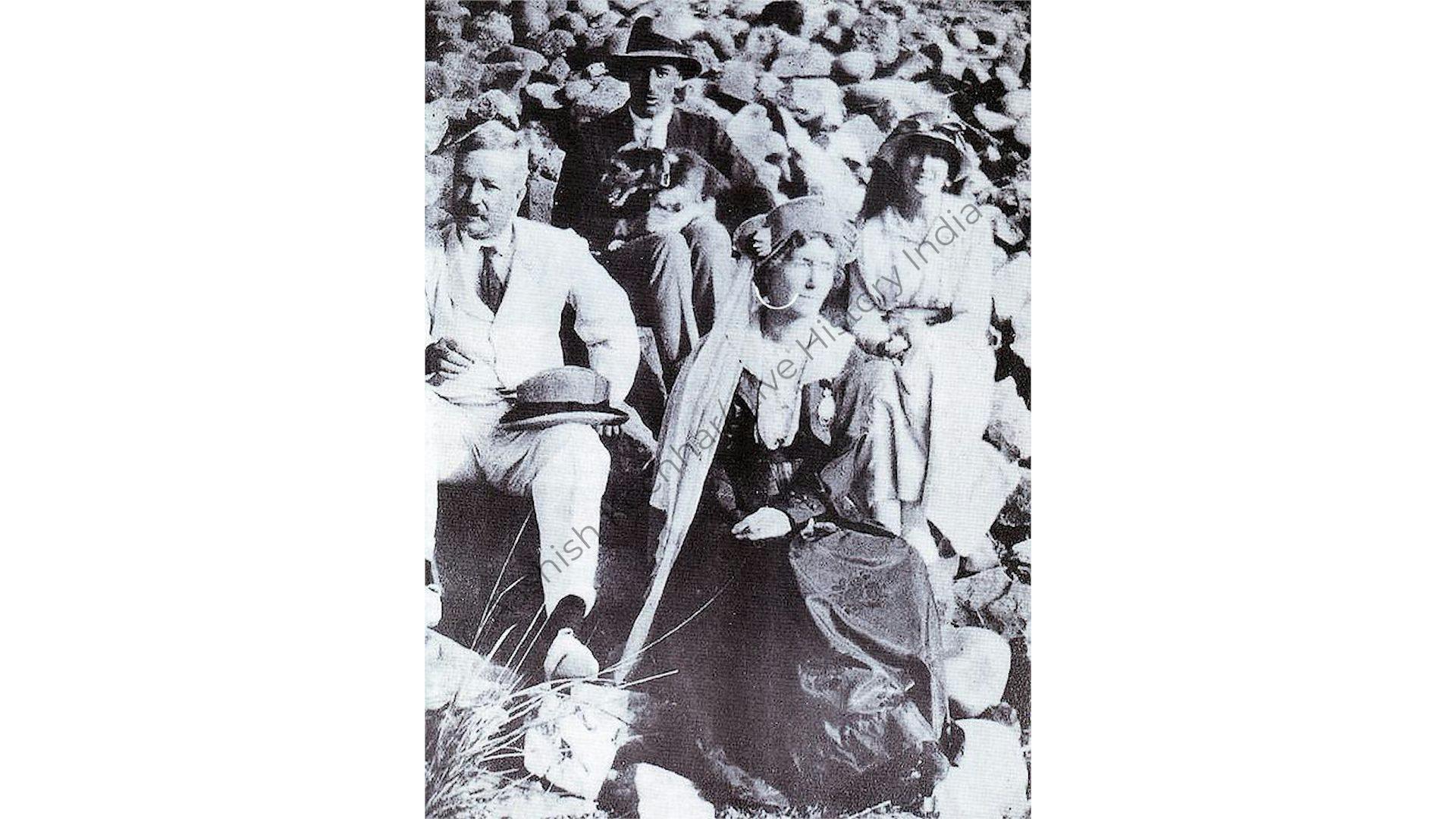 Dyer with his wife Annie Dyer and daughter