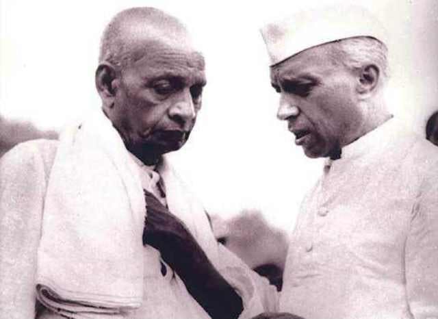 Sardar Patel and Pandit Nehru