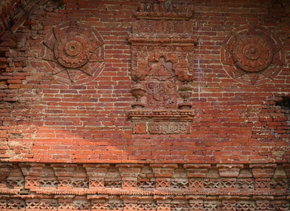 Decoration on the Dakhil Darwaja wall
