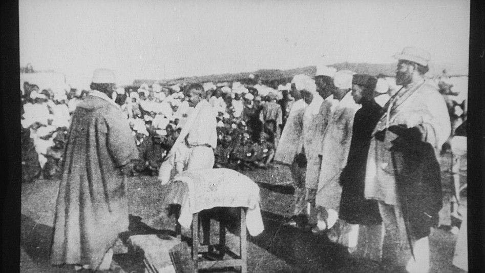 Mahatma Gandhi at Belgaum Session