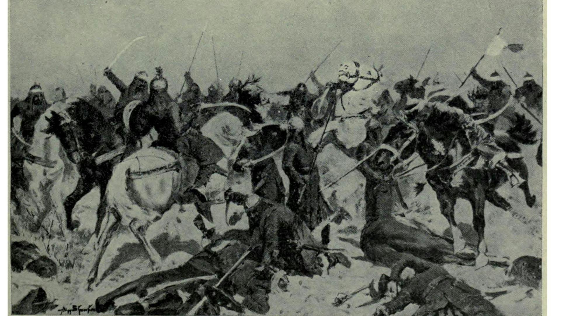 A 19th century re-imagination of Prithviraj Chauhan’s last battle at Tarain